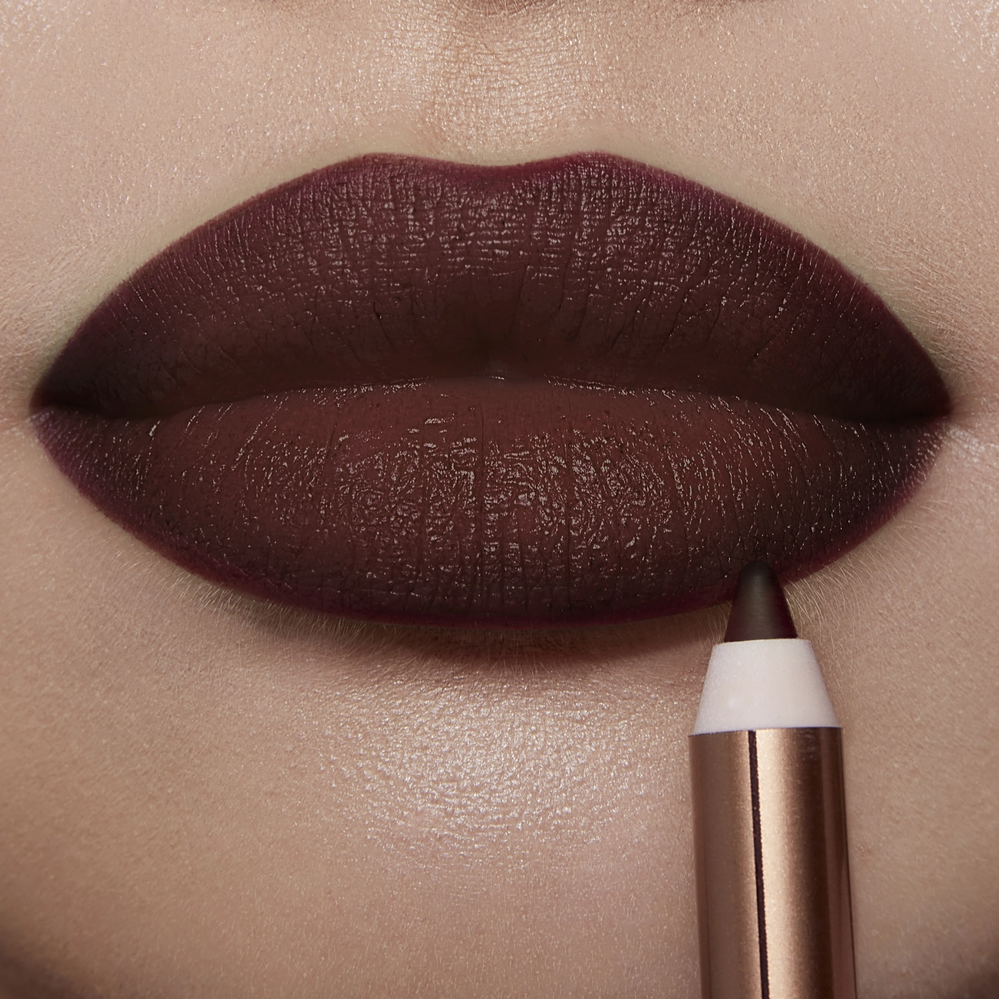 Charlotte Tilbury Lip Cheat Lip Liner in Pillow Talk Intense - Deep Tawny Brown - Image 10