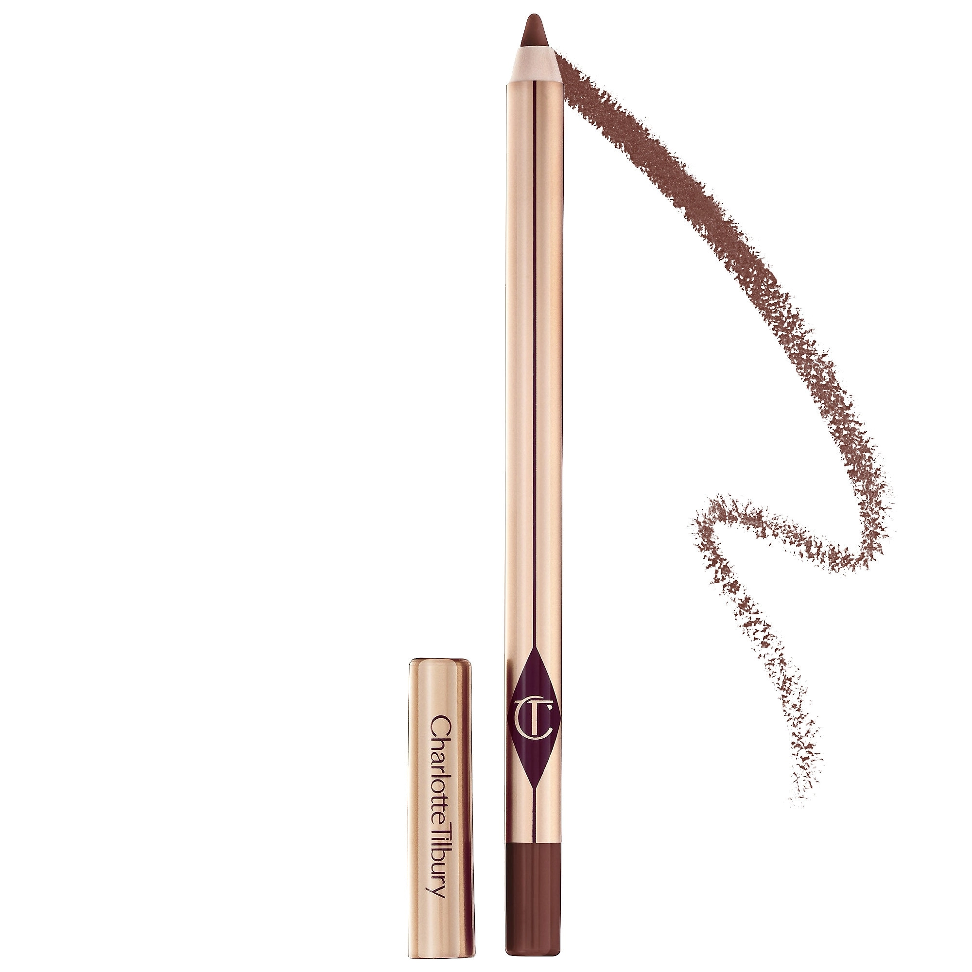 Charlotte Tilbury Lip Cheat Lip Liner in Pillow Talk Intense - Deep Tawny Brown