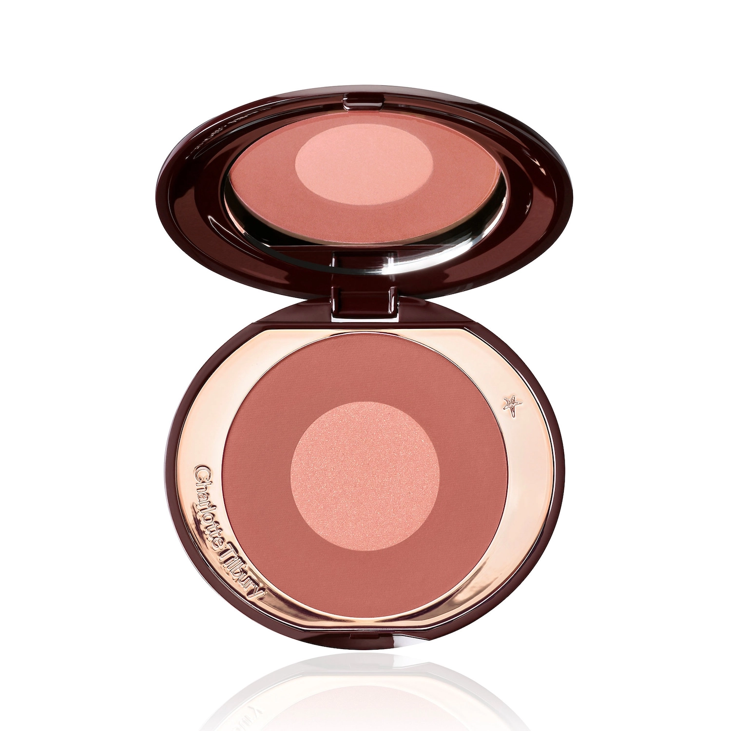 Charlotte Tilbury Cheek To Chic Blush in Pillow Talk Intense - Deep Rosy Pink, Vegan - Image 4