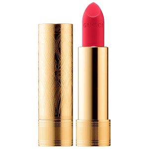 Gucci Long Lasting Satin Lipstick Color: 401 Three Wise Girls - Intense Pinky Red Satin