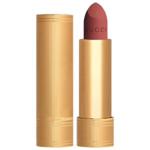 Gucci Velvet Matte Lipstick Color 208 They Met in Argentina - Warm Rosewood