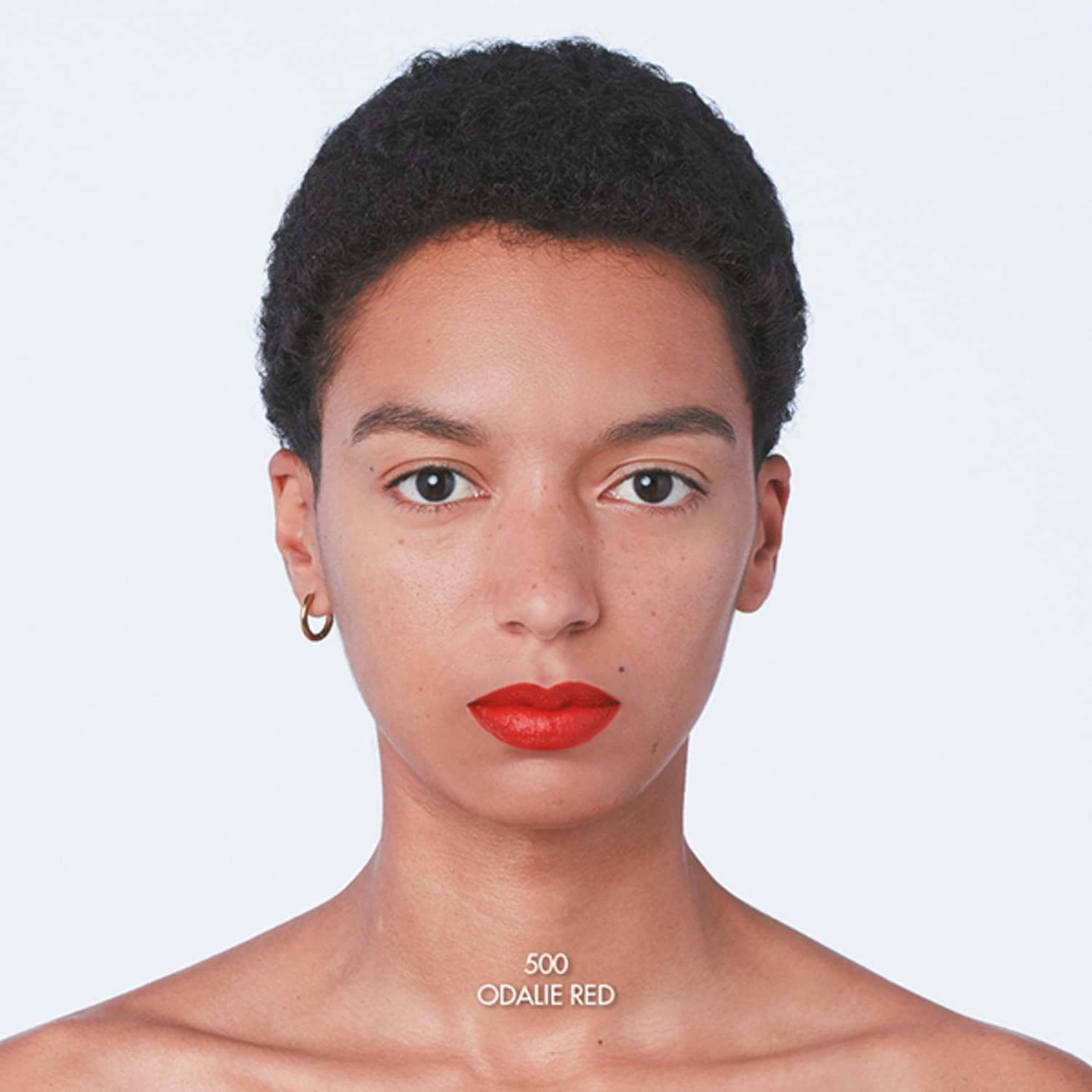 Gucci Velvet Matte Lipstick Color: 500 Odalie Red - Vivid Red - Image 3