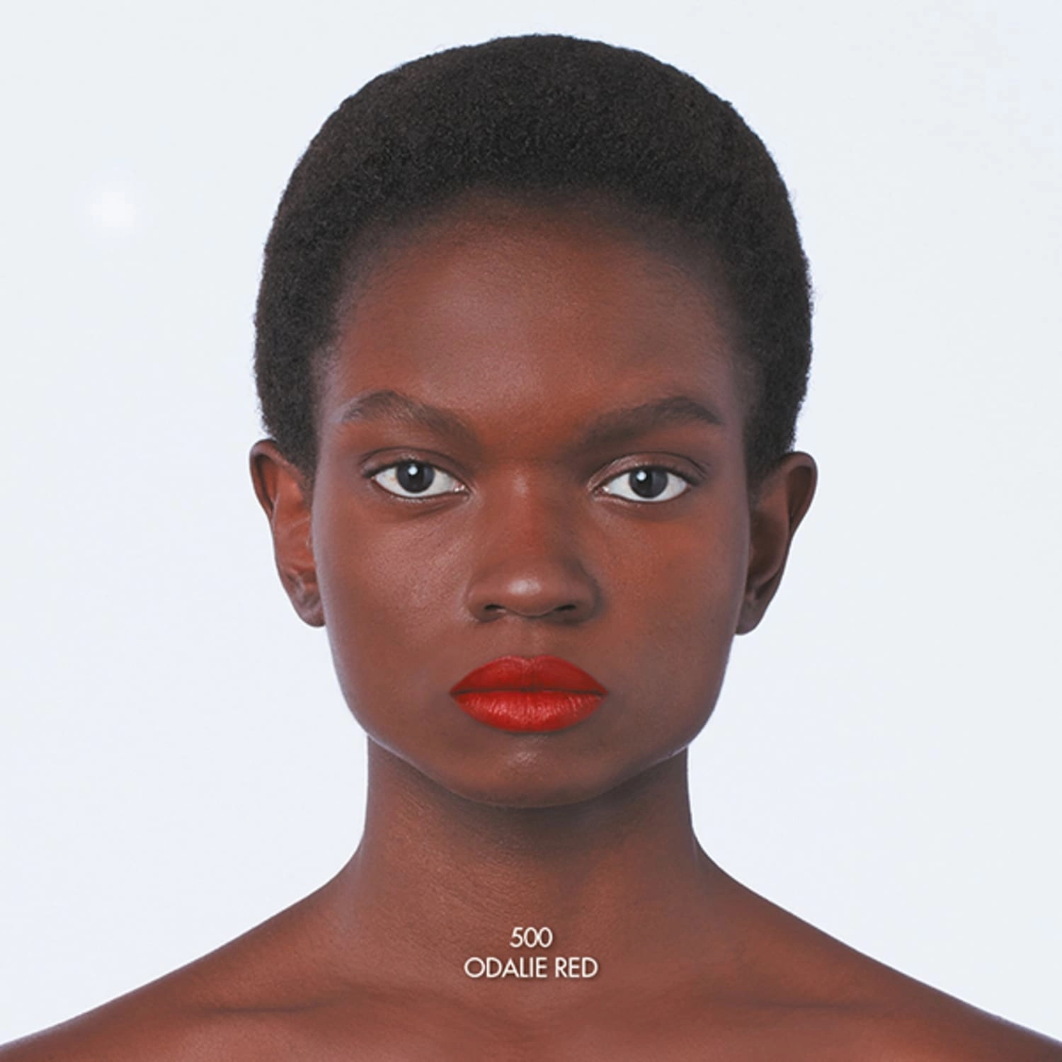 Gucci Velvet Matte Lipstick Color: 500 Odalie Red - Vivid Red - Image 4