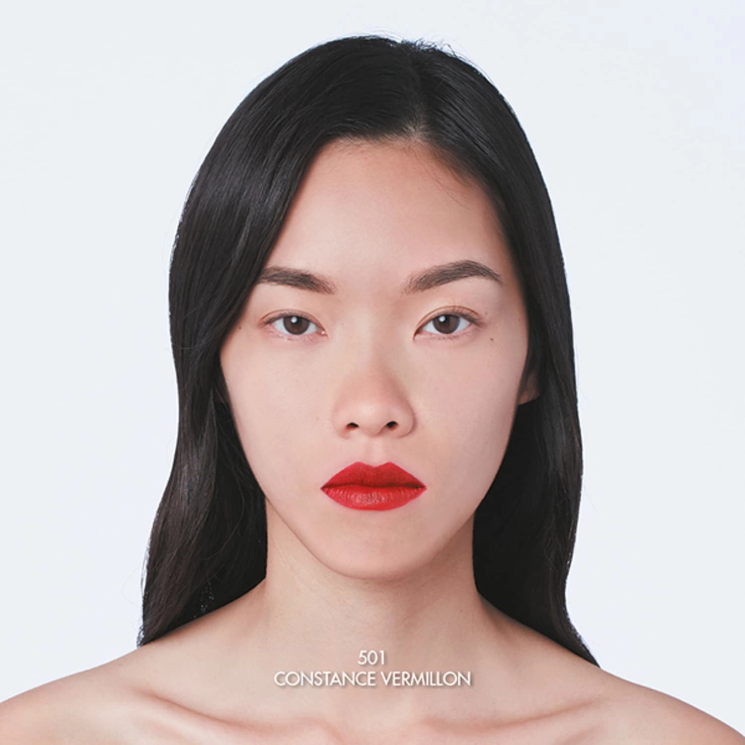 Gucci Velvet Matte Lipstick Color: 501 Constance Vermillon - Vermillon Cream Formula - Image 5