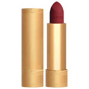 Gucci Velvet Matte Lipstick Color: 504 Myra Crimson