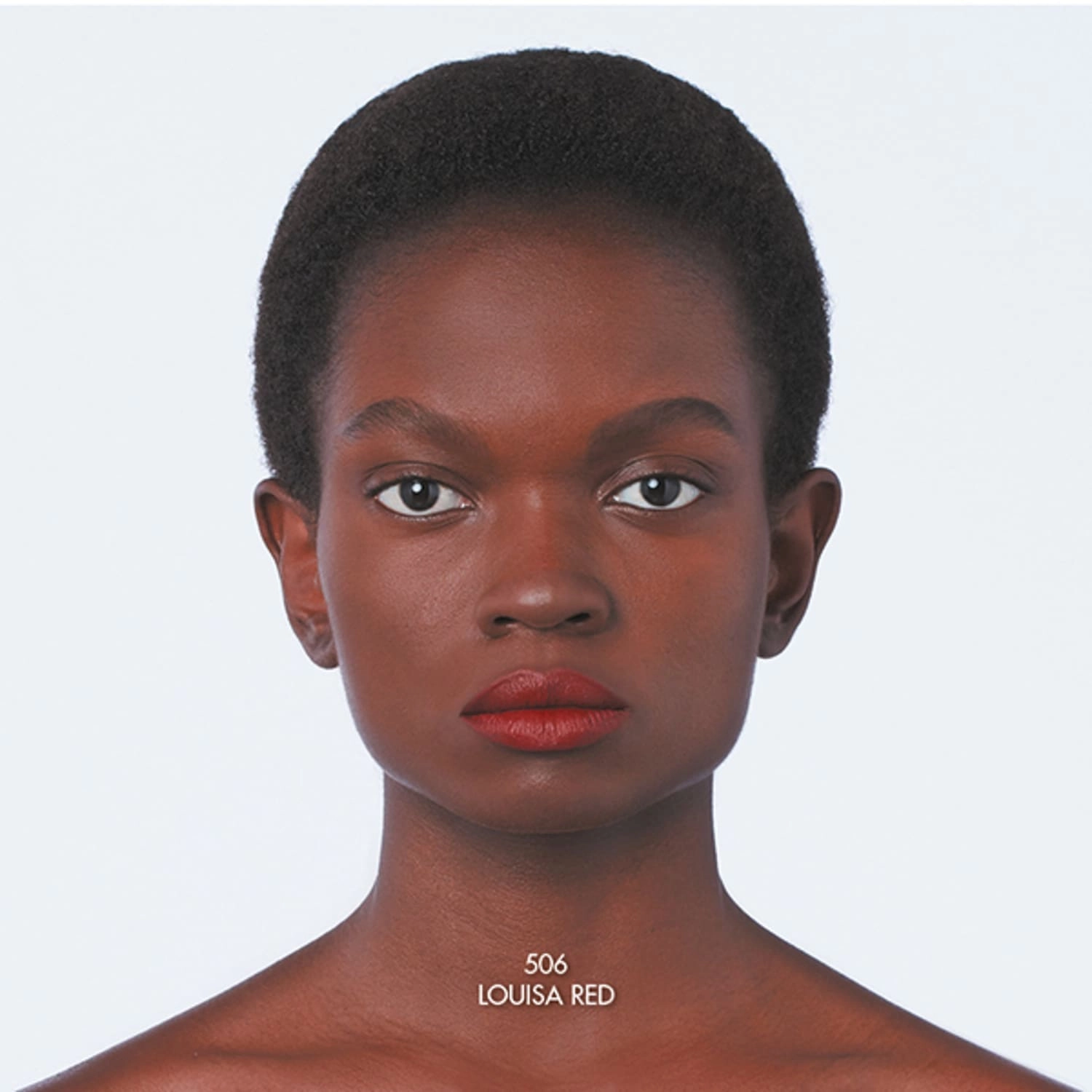 Gucci Velvet Matte Lipstick 506 Louisa Red - Cherry Red Cream Formula - Image 5