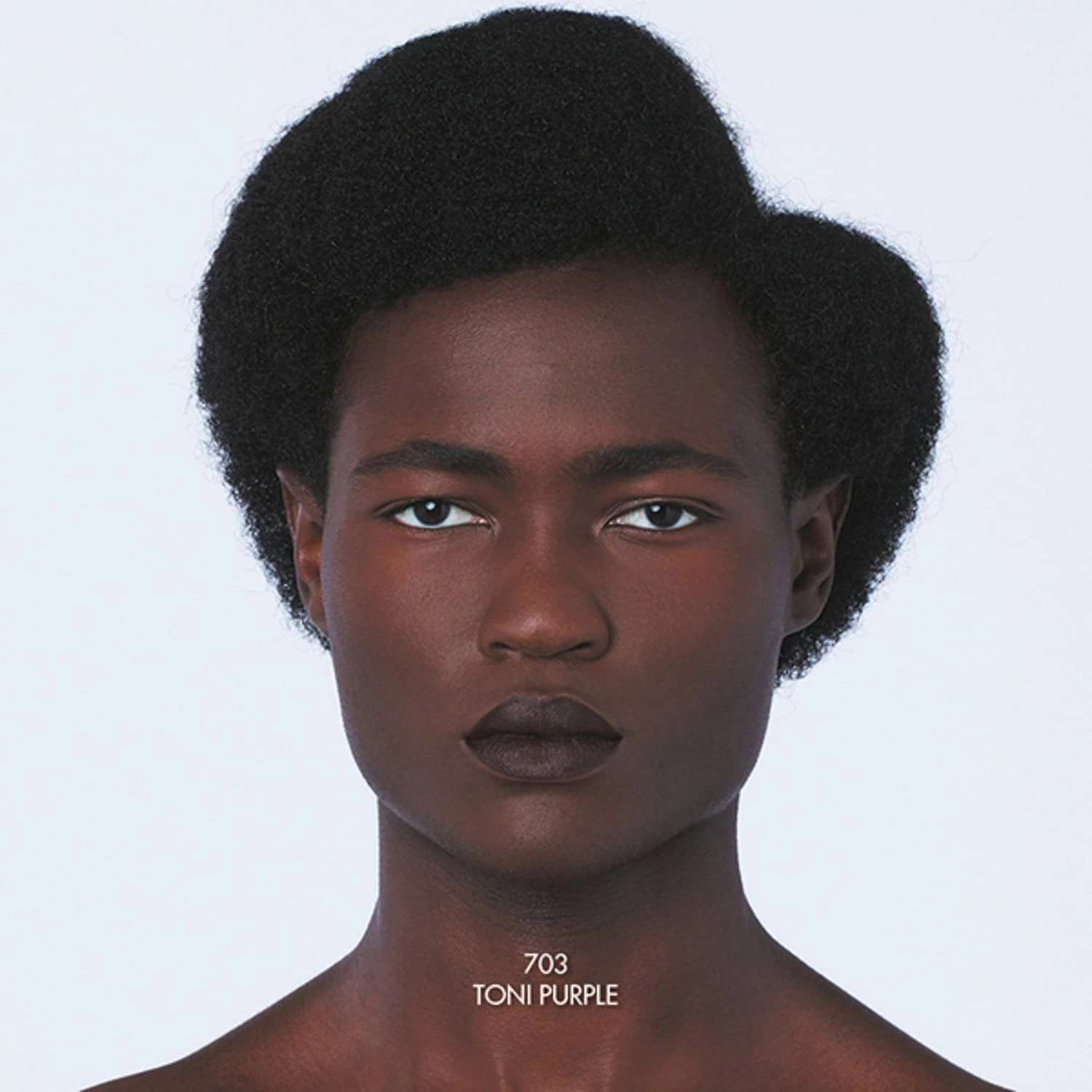 Gucci Velvet Matte Lipstick Color: 703 Toni Purple - Image 2