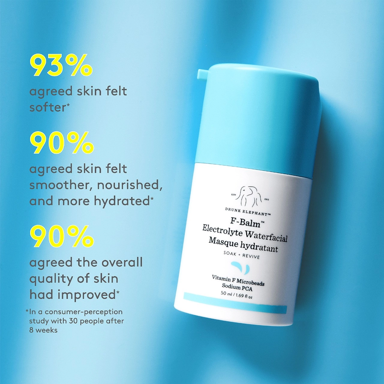 Drunk Elephant F-Balm™ Electrolyte Waterfacial Mask 1.69 oz/50 mL - Image 3