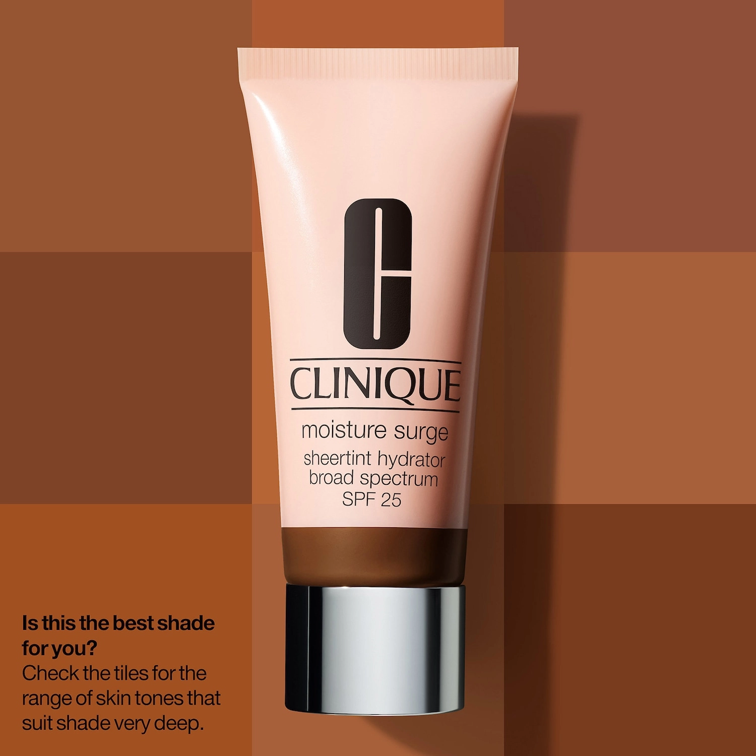 CLINIQUE Moisture Surge™ Sheertint Hydrator Broad Spectrum SPF 25 Tinted Moisturizer - Very Deep - Image 8