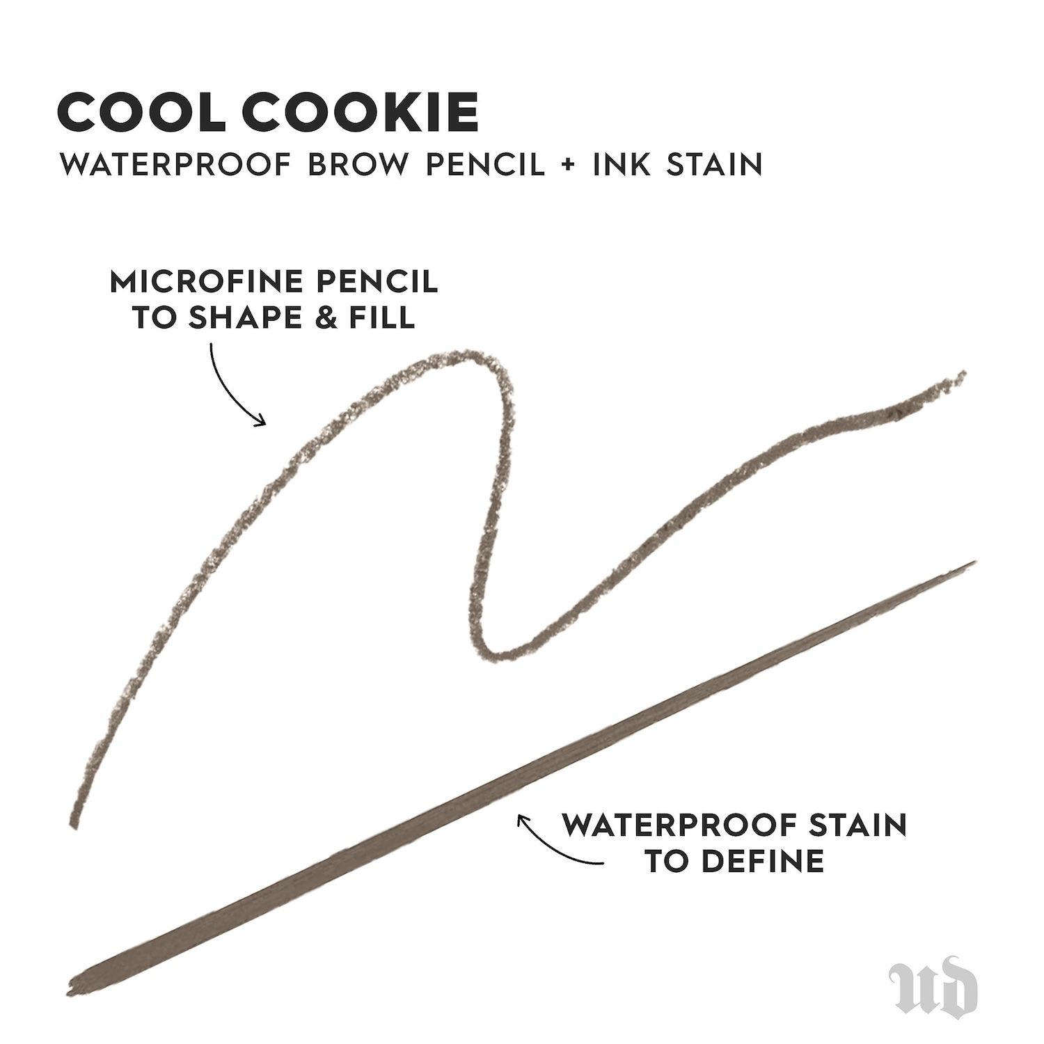 Urban Decay Brow Blade Waterproof Eyebrow Pencil & Ink Stain - Cool Cookie Medium Ash Brown - Image 5