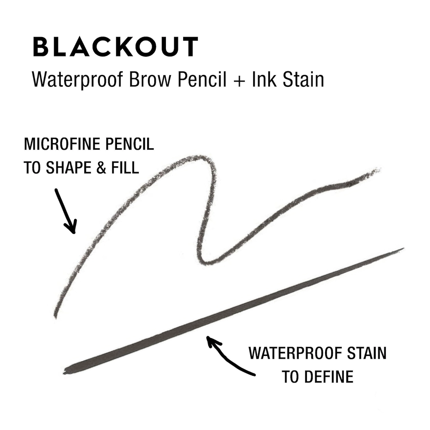 Urban Decay Brow Blade Waterproof Eyebrow Pencil & Ink Stain in Blackout - Soft Black - Image 5