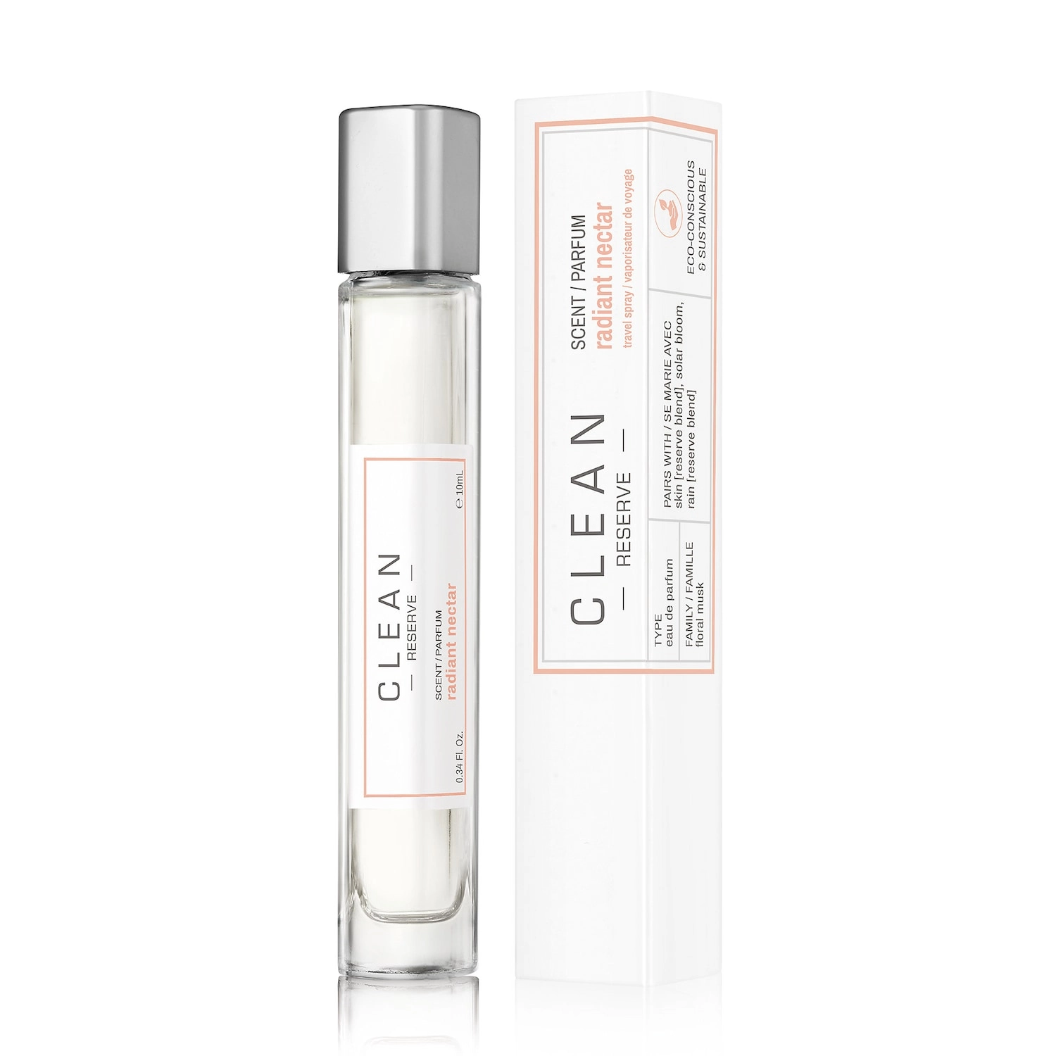 CLEAN RESERVE Radiant Nectar Travel Spray 0.34 oz/10 mL Vegan Gluten Free - Image 8
