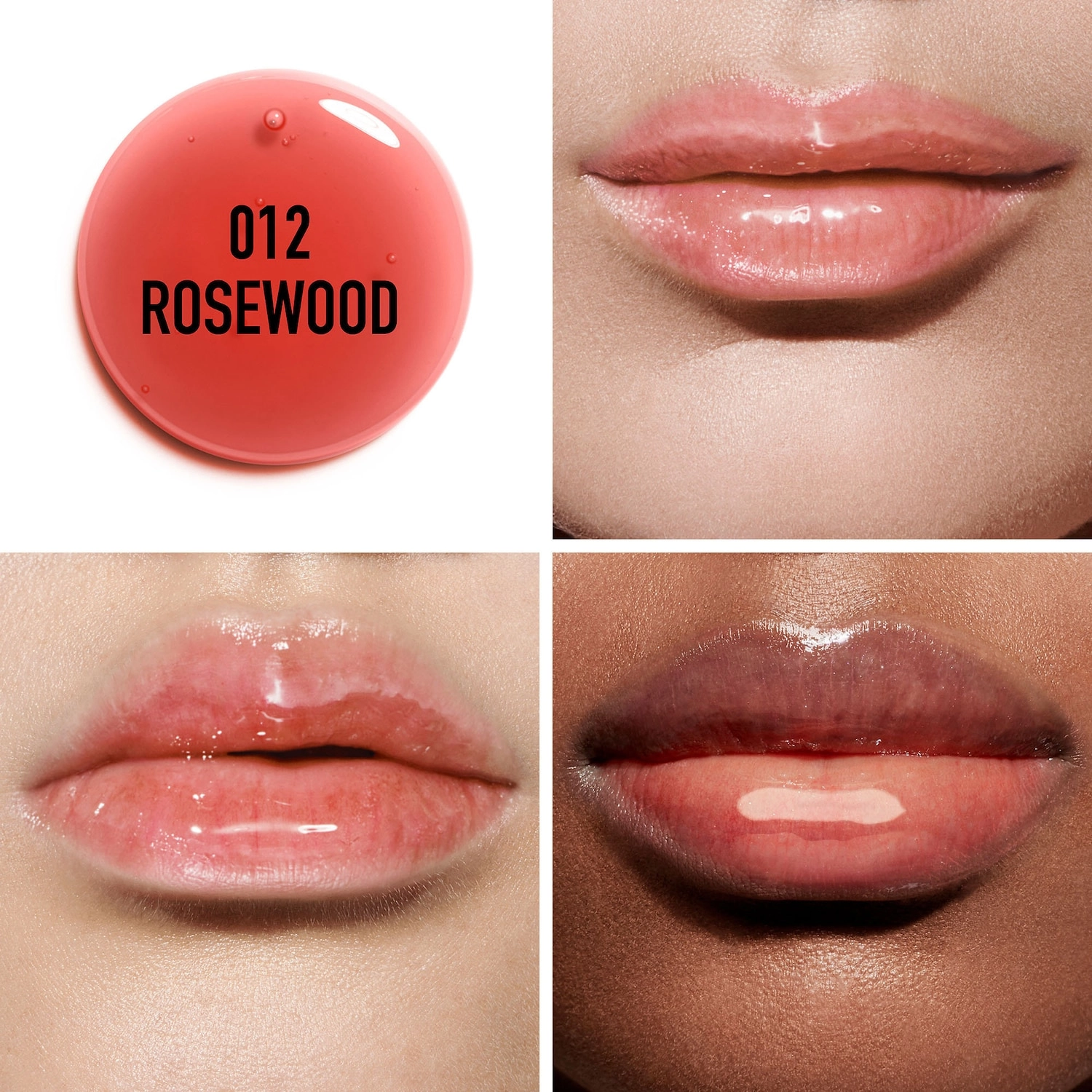 Dior Lip Glow Oil Color: Rosewood - Rosewood High Shine Finish Hydrating - Image 4