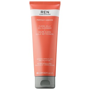 REN Clean Skincare Perfect Canvas Clean Jelly Oil Cleanser - Vegan, Pores, Dryness