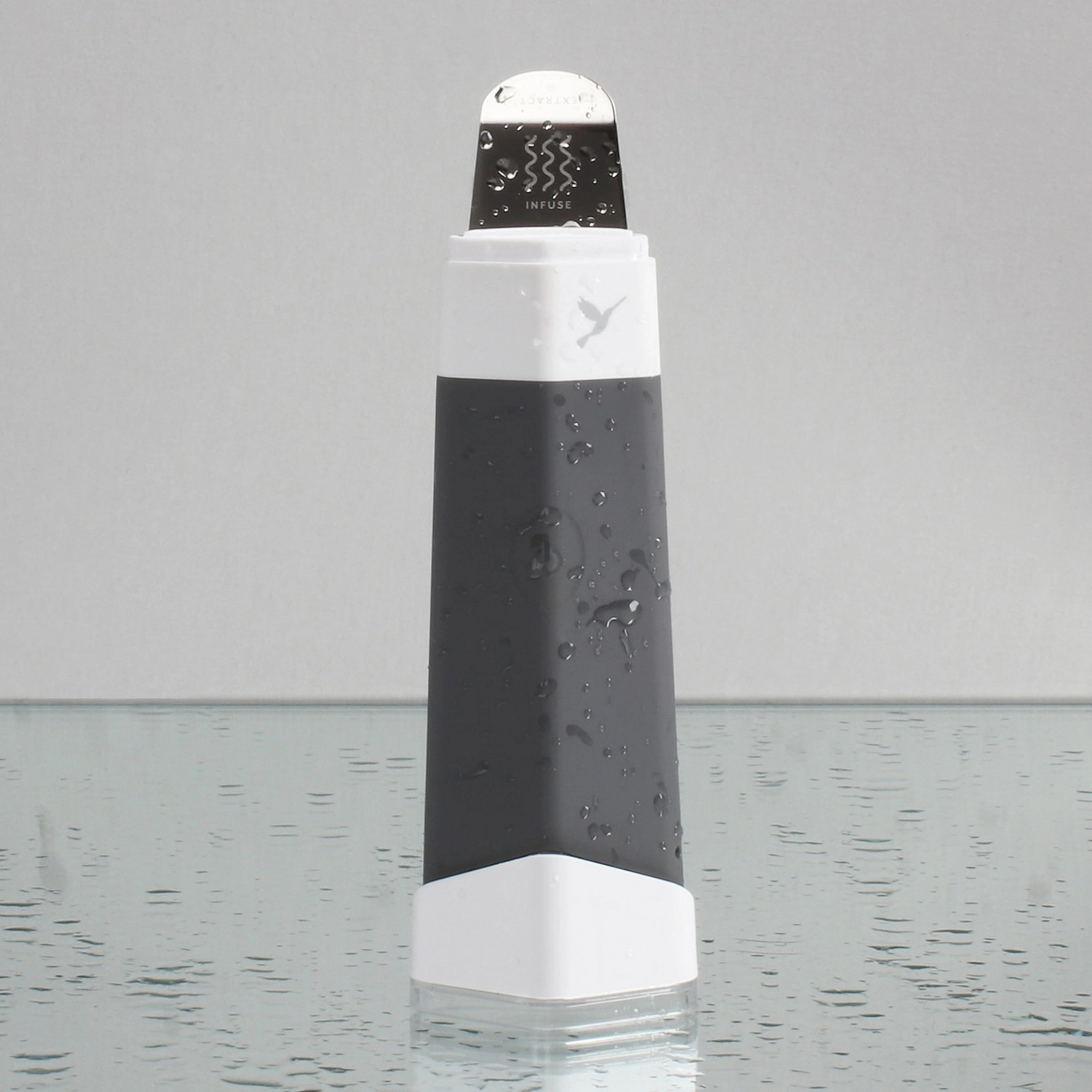 DERMAFLASH DERMAPORE Ultrasonic Pore Extractor & Serum Infuser - Charcoal - Image 5