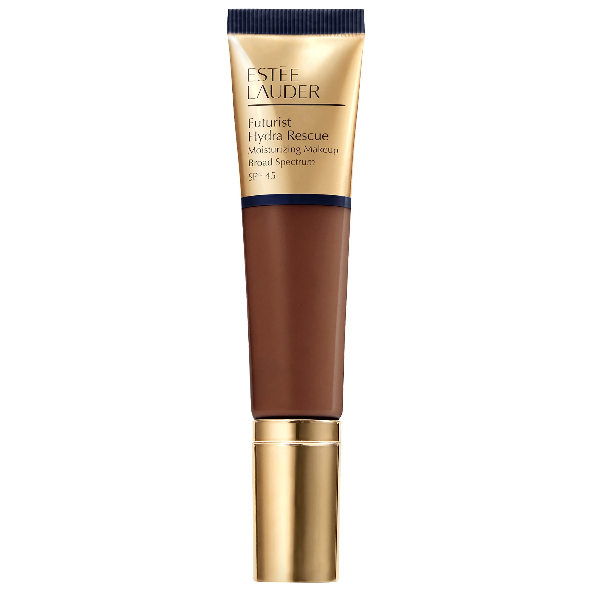 Estée Lauder Futurist Hydra Rescue Moisturizing Foundation SPF 45 Color: 7W2 Rich Spice - Extra Deep with Neutral Brown Undertones