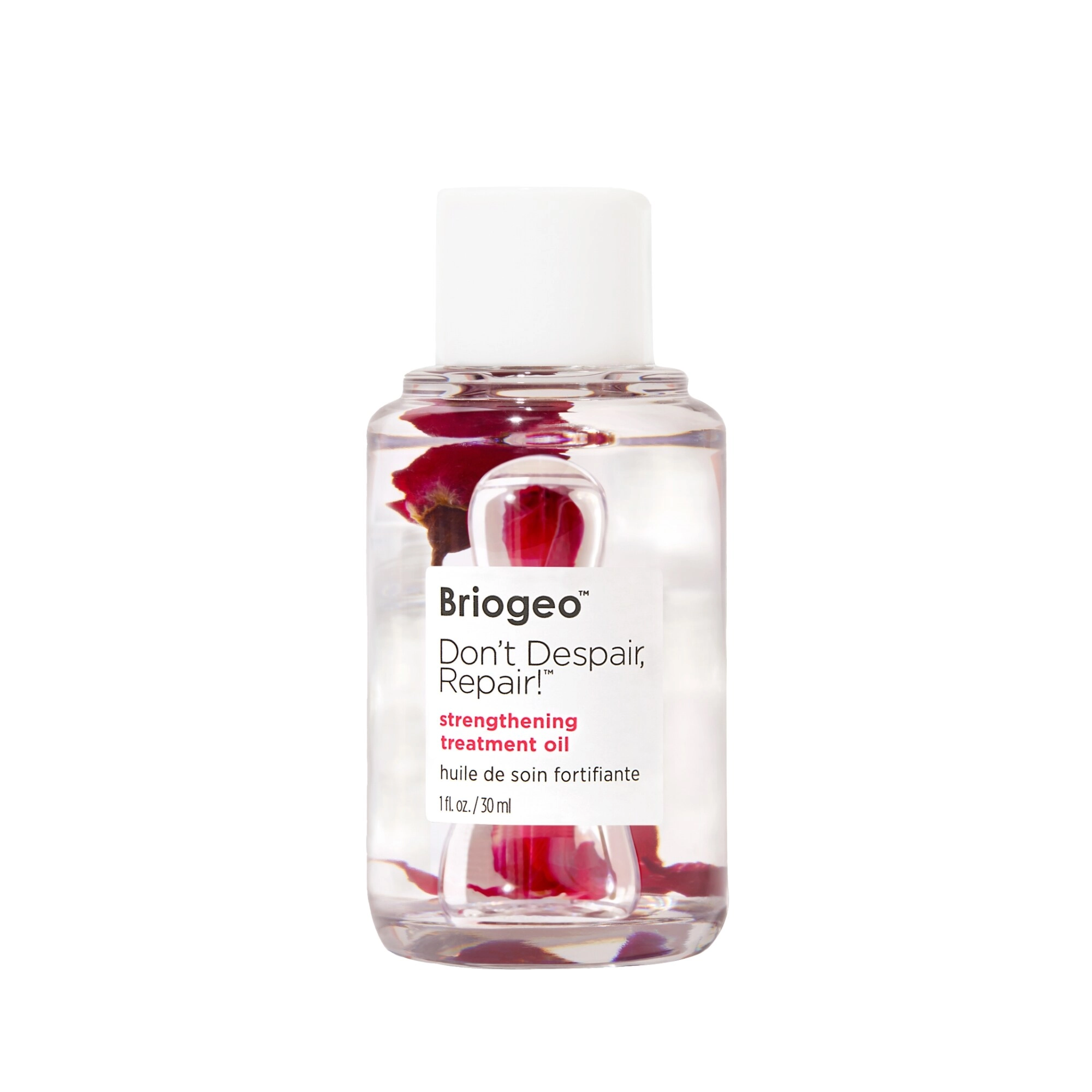 Briogeo Don't Despair, Repair! Strengthening Treatment Hair Oil 1 oz/30 mL - Vegan, All Hair Types, Increases Shine