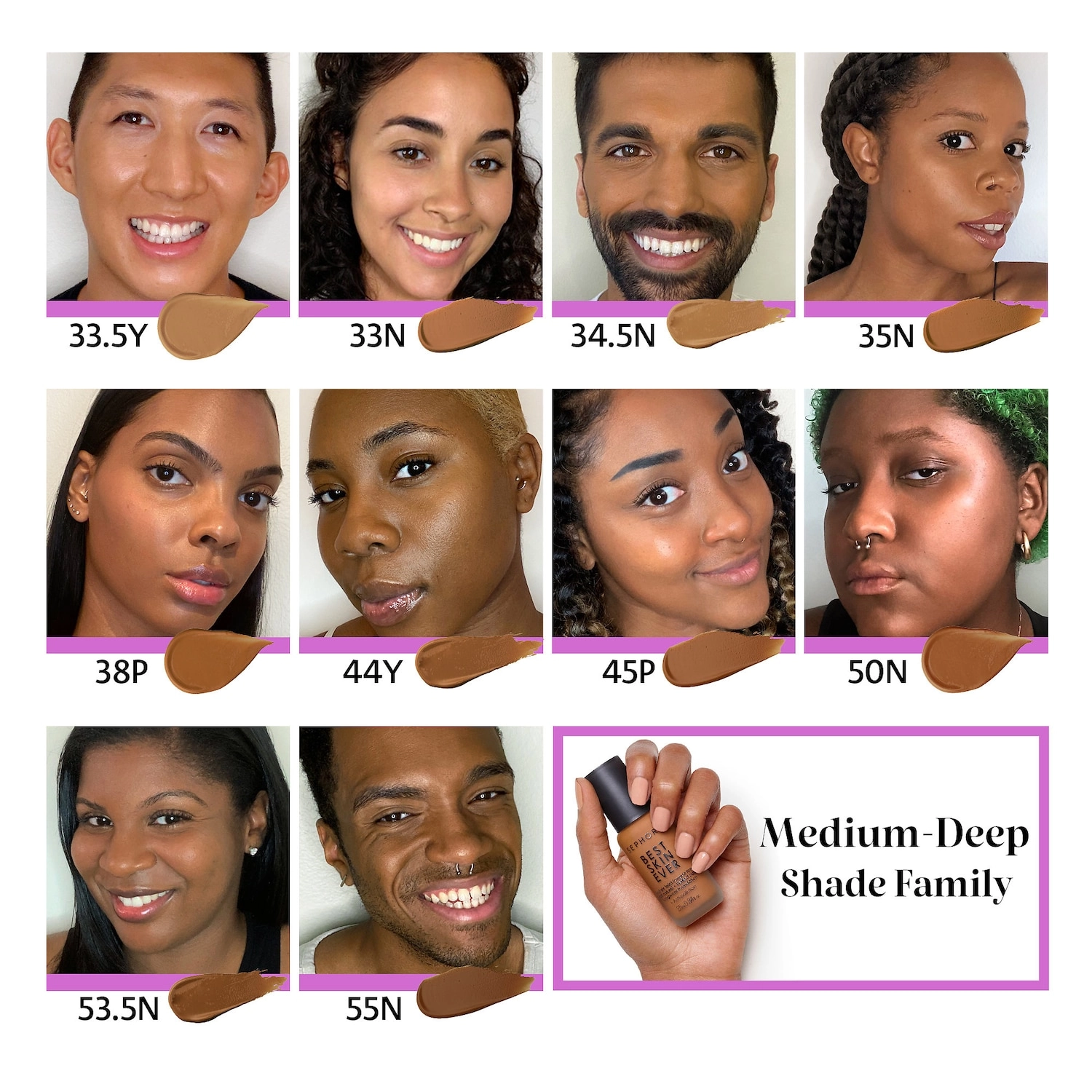 SEPHORA COLLECTION Best Skin Ever Liquid Foundation Natural Finish Hyaluronic Acid Medium Coverage - Image 4