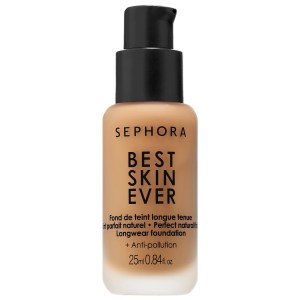 SEPHORA COLLECTION Best Skin Ever Liquid Foundation Natural Finish Hyaluronic Acid Medium Coverage