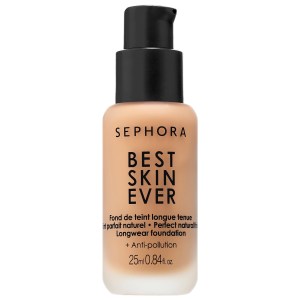 SEPHORA COLLECTION Best Skin Ever Liquid Foundation Natural Finish Hyaluronic Acid Medium Coverage Fragrance Free