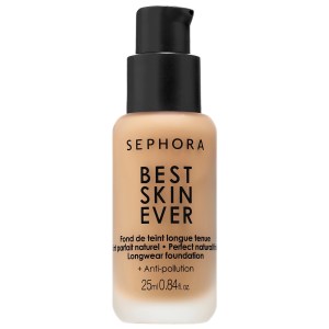 SEPHORA COLLECTION Best Skin Ever Liquid Foundation Natural Finish Hyaluronic Acid Medium Coverage