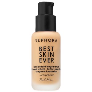 SEPHORA COLLECTION Best Skin Ever Liquid Foundation Natural Finish Hyaluronic Acid Medium Coverage