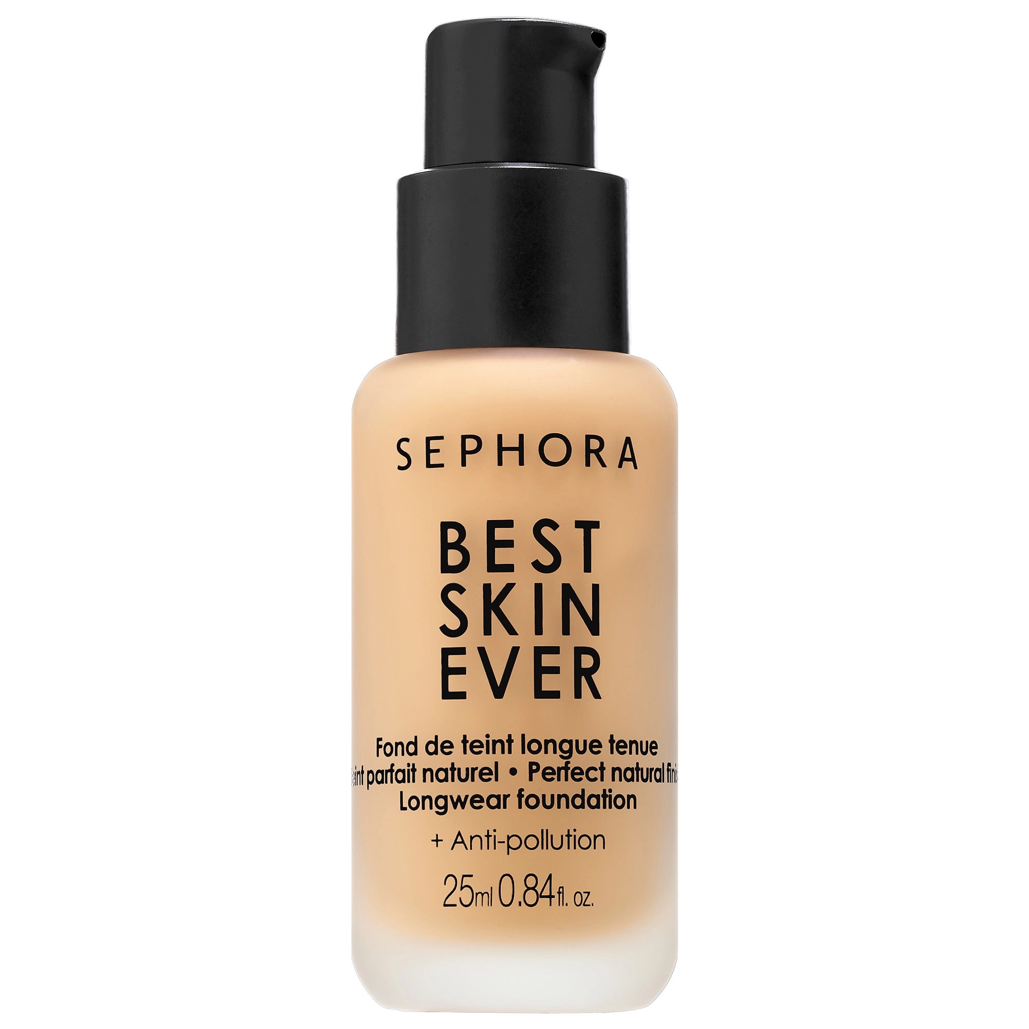 SEPHORA COLLECTION Best Skin Ever Liquid Foundation Natural Finish Hyaluronic Acid Medium Coverage