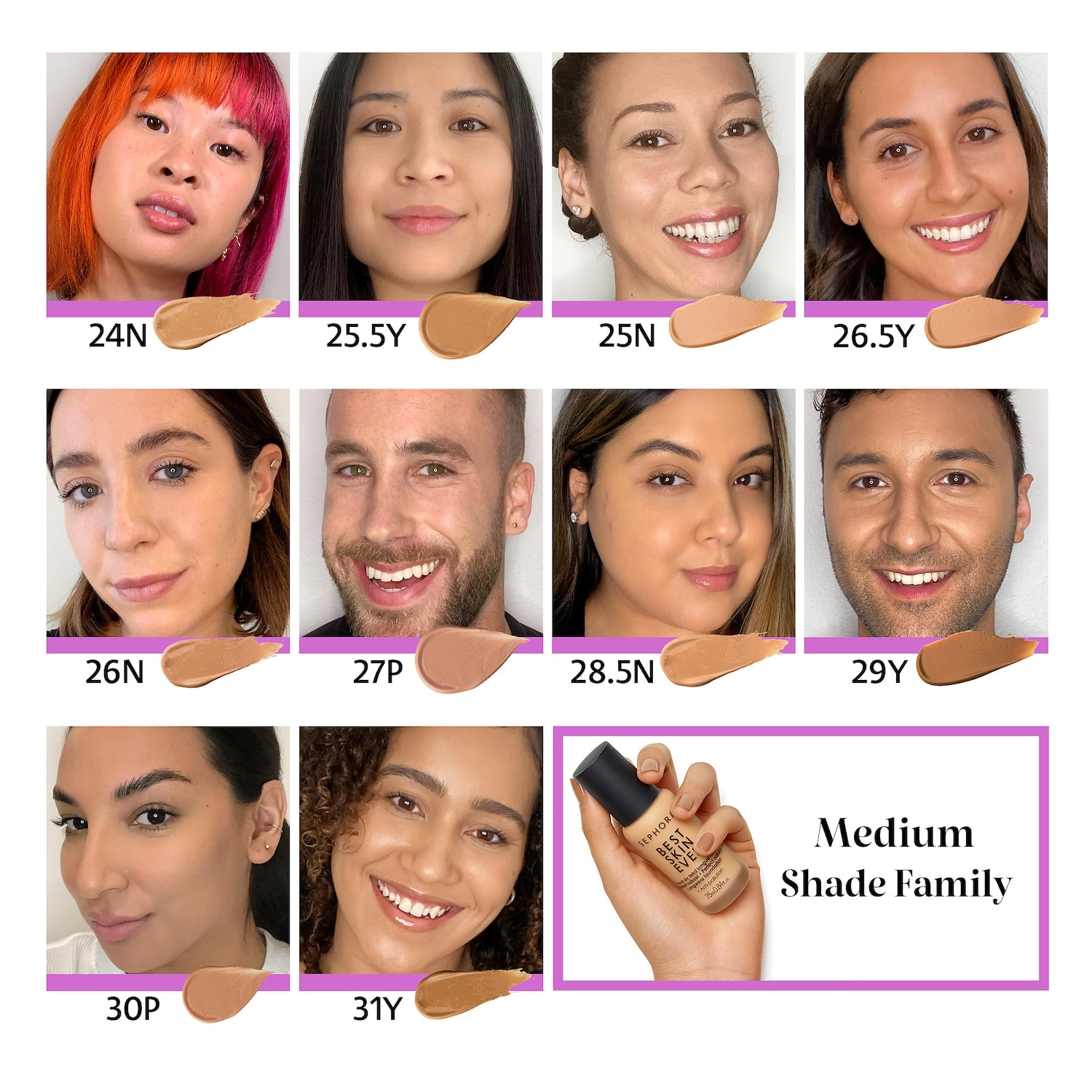 SEPHORA COLLECTION Best Skin Ever Liquid Foundation - Natural Finish Hyaluronic Acid - Medium Coverage - Image 4