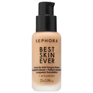 SEPHORA COLLECTION Best Skin Ever Liquid Foundation Natural Finish Hyaluronic Acid Medium Coverage