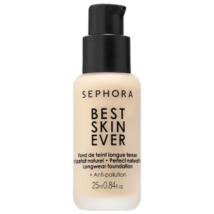 SEPHORA COLLECTION Best Skin Ever Liquid Foundation Natural Finish Hyaluronic Acid Medium Coverage