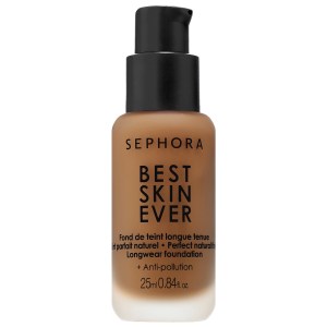 SEPHORA COLLECTION Best Skin Ever Liquid Foundation Natural Finish Hyaluronic Acid Fragrance Free Medium Coverage