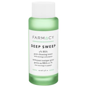 Farmacy Deep Sweep 2% BHA Pore Cleaning Toner with Moringa + Papaya - 4.0 oz/120 mL Vegan Clean + Planet Positive