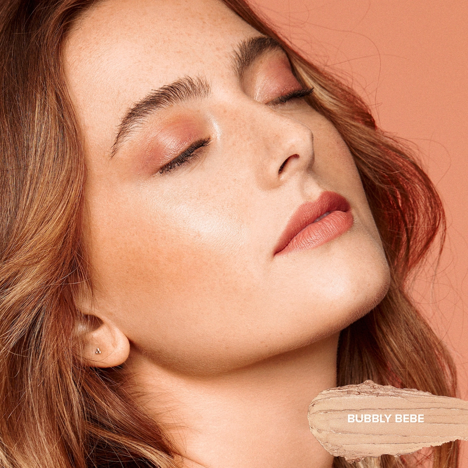 NUDESTIX Nudies All Over Face Color Bronze + Glow, Color: Bubbly Bebe - Hilite + Glow: Nude Pink Champagne - Image 3