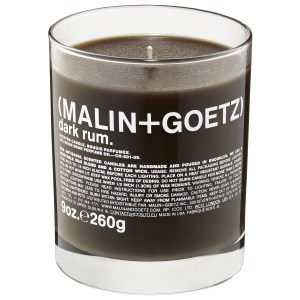MALIN+GOETZ Dark Rum Candle 9 oz/260 g Warm & Spicy Scent Vegan
