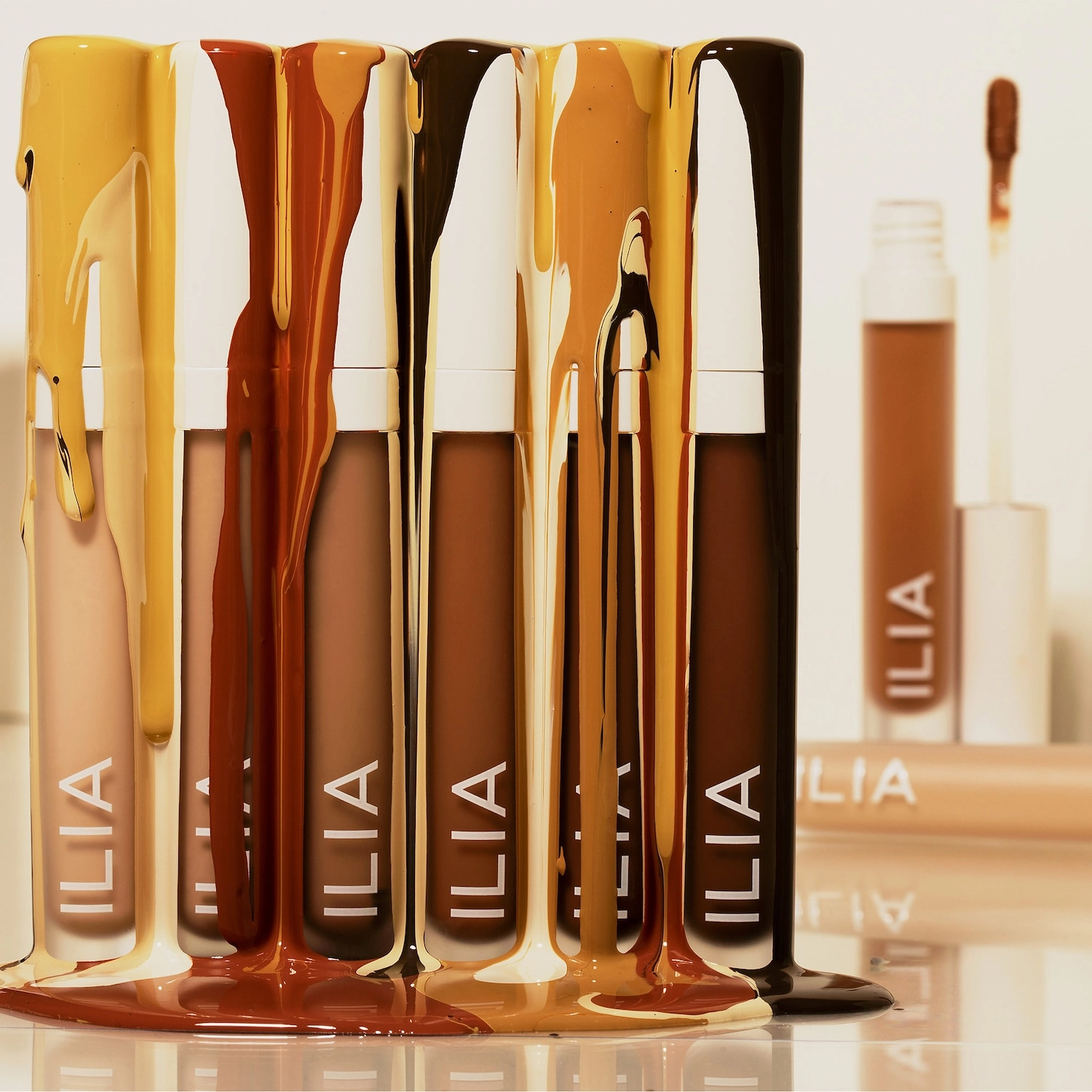 ILIA True Skin Serum Concealer with Vitamin C in Cacao SC9 - Extra Deep with Cool Undertones - Image 7