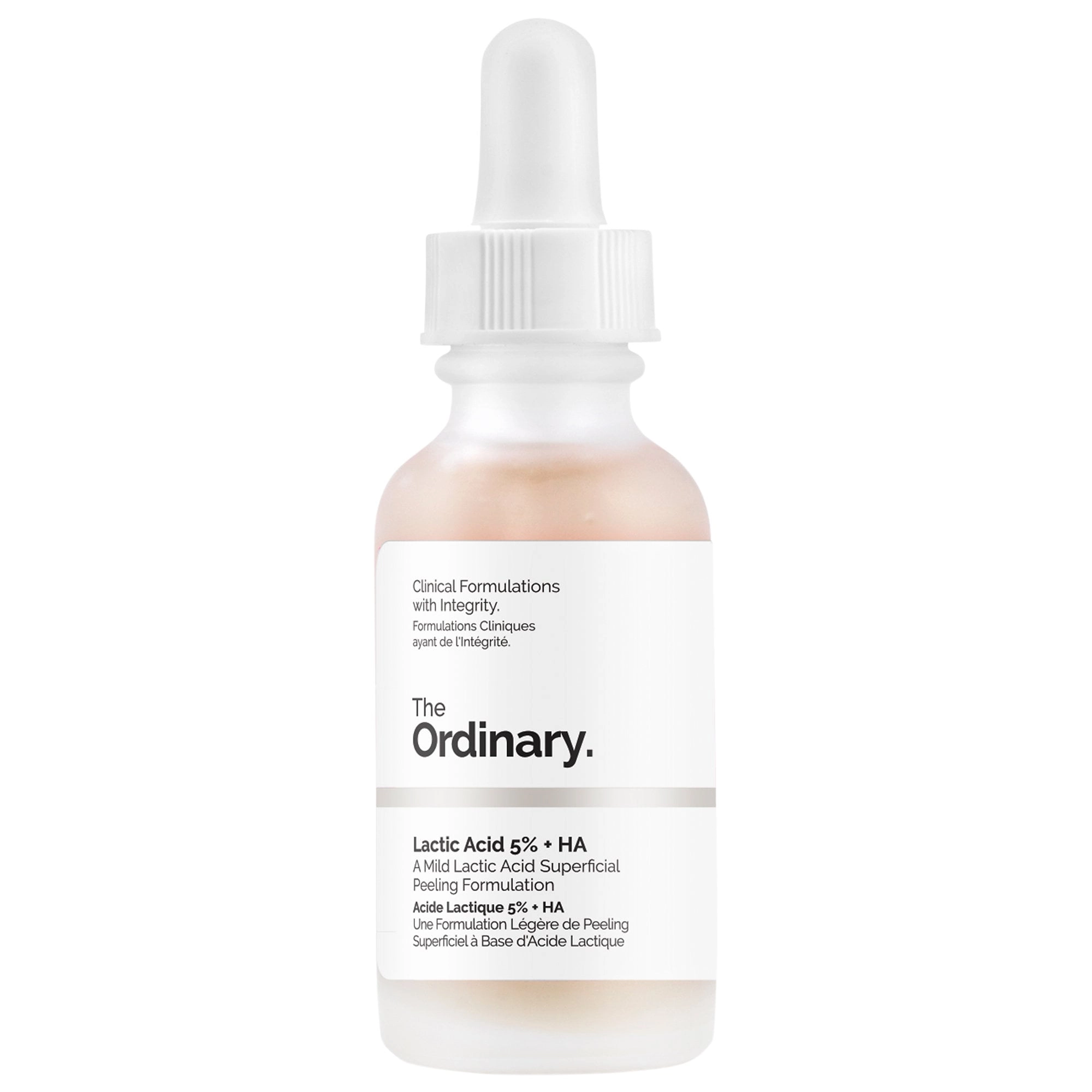 The Ordinary Lactic Acid 5% + HA 1 oz/30 mL Vegan Exfoliating Serum