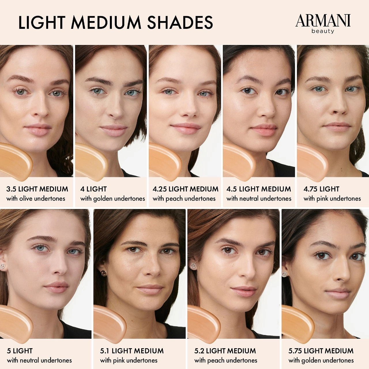 Armani Beauty Luminous Silk Perfect Glow Flawless Oil-Free Foundation Color 5.2 - Light to Medium, Peach - Image 5