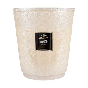 VOLUSPA Santal Vanille Candle 123 oz/3.5 kg Earthy & Woody Warm Woods