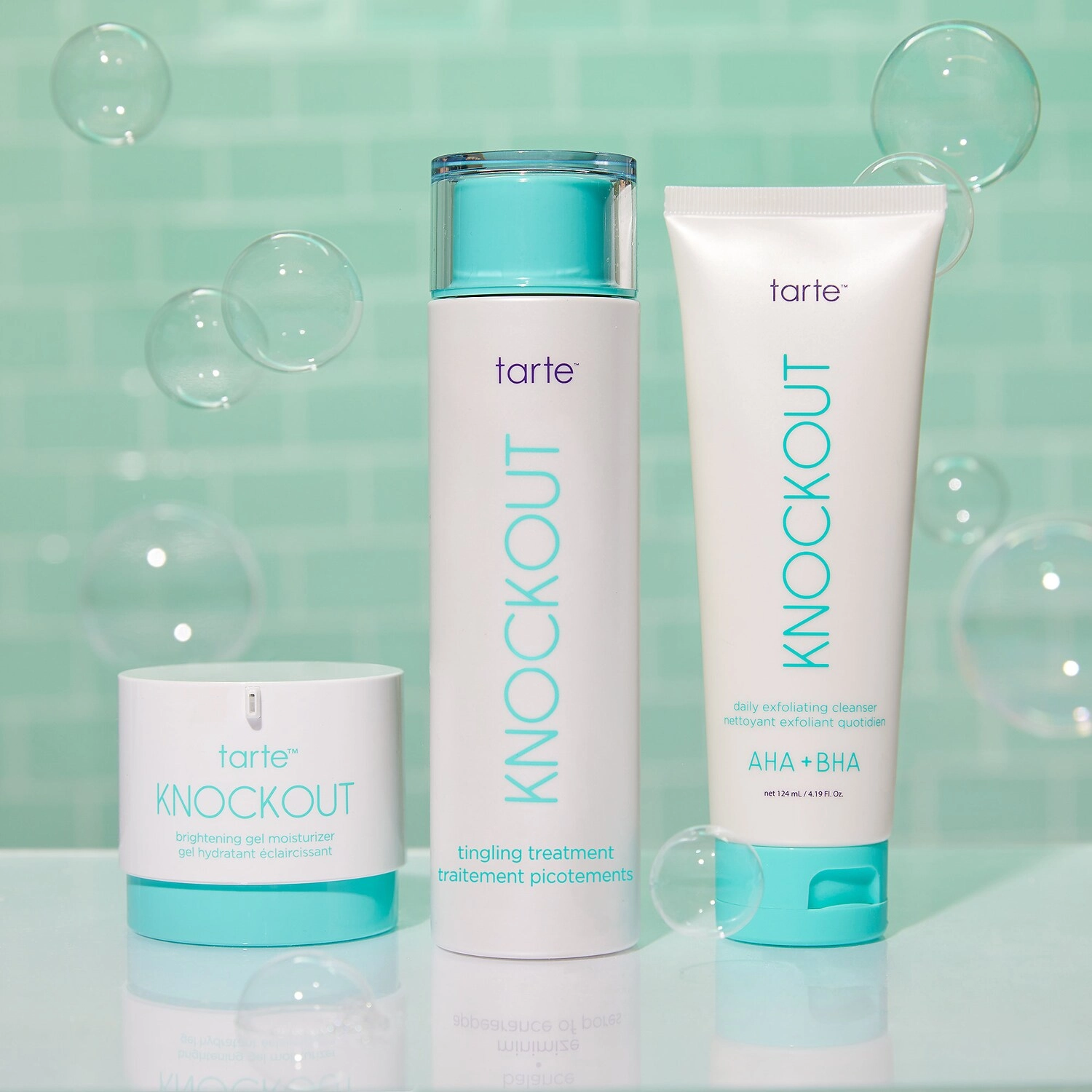 tarte Mini Knockout Brightening Gel Moisturizer SPF Vegan Clean 0.5 oz/15mL - Image 3