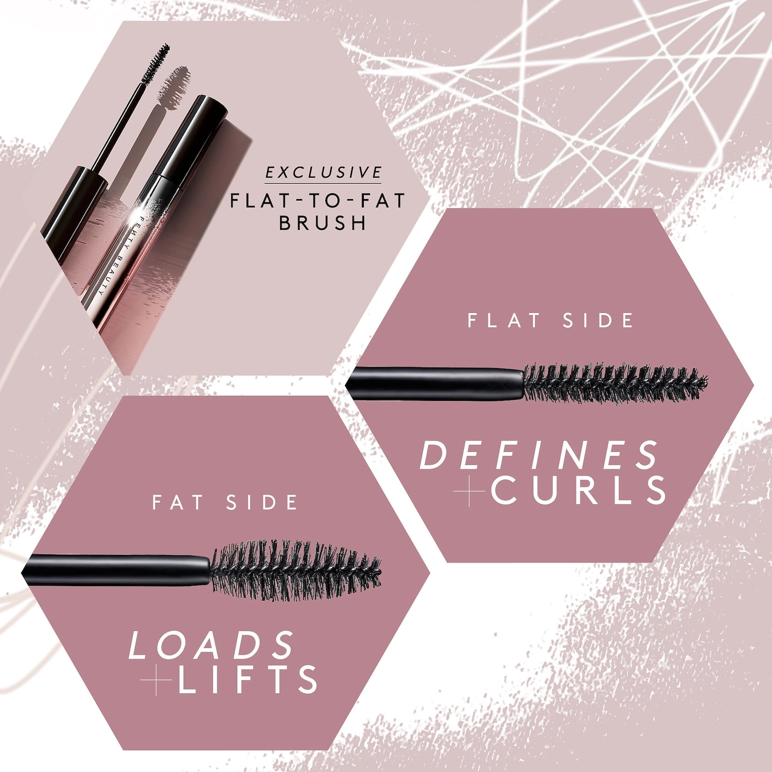 Fenty Beauty by Rihanna Mini Full Frontal Volume, Lift & Curl Mascara - Cuz I'm Black - Image 10
