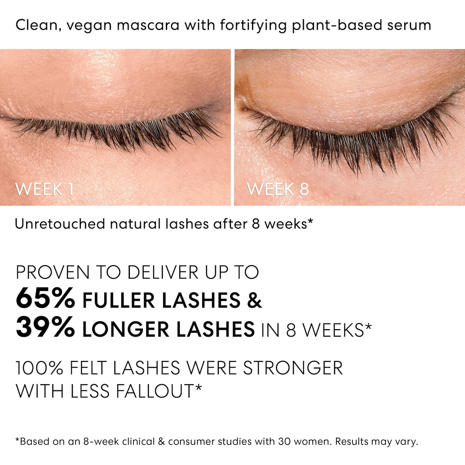 bareMinerals Strength & Length Serum-Infused Mascara Color: Extreme Black - Image 5