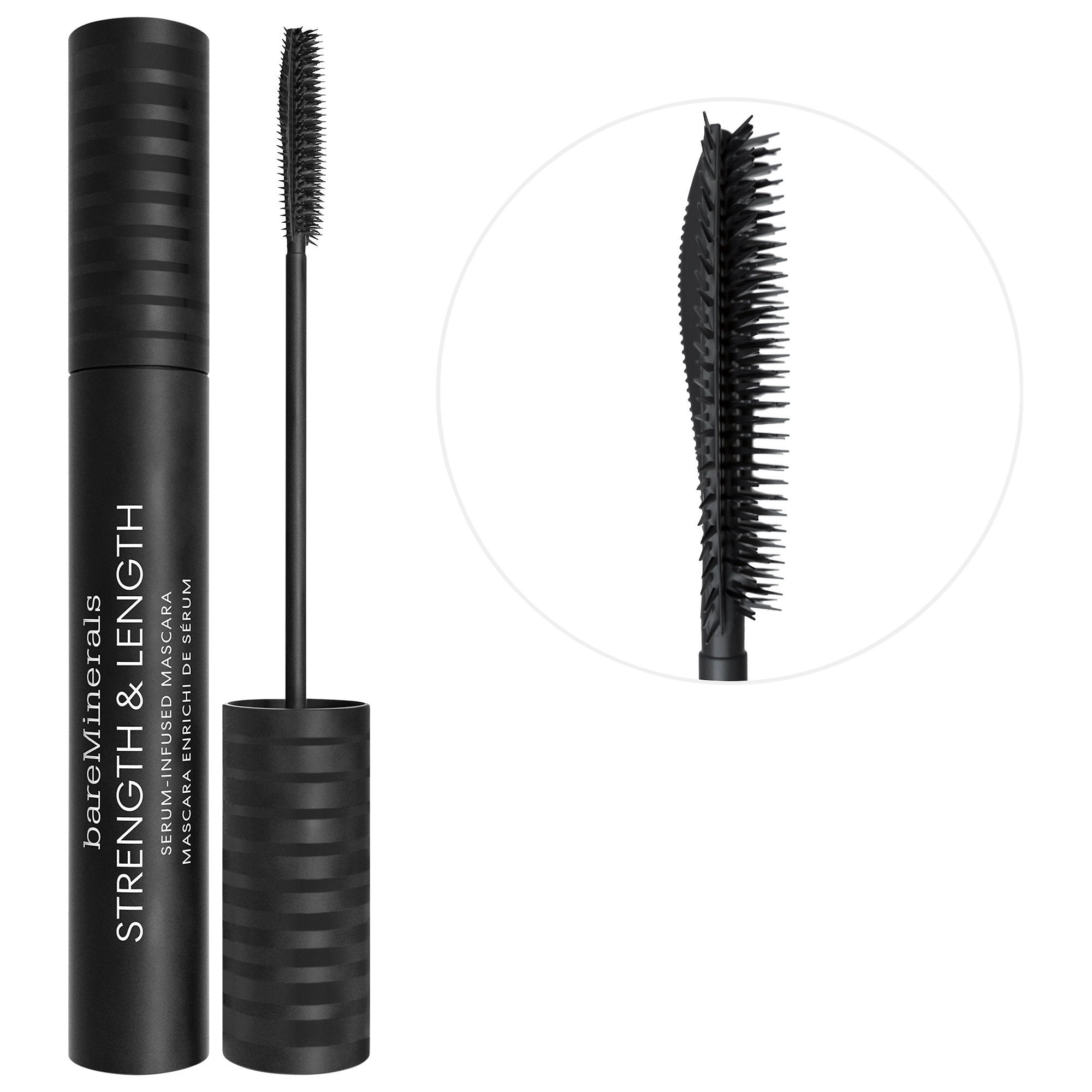 bareMinerals Strength & Length Serum-Infused Mascara Color: Extreme Black