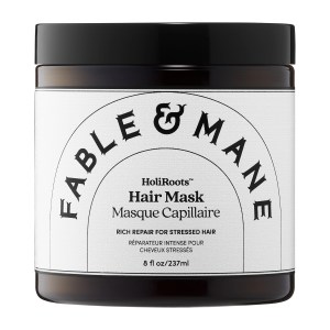 Fable & Mane HoliRoots™ Repairing Hair Mask 8 oz/ 237 mL Damage Vegan Clean Increases Shine