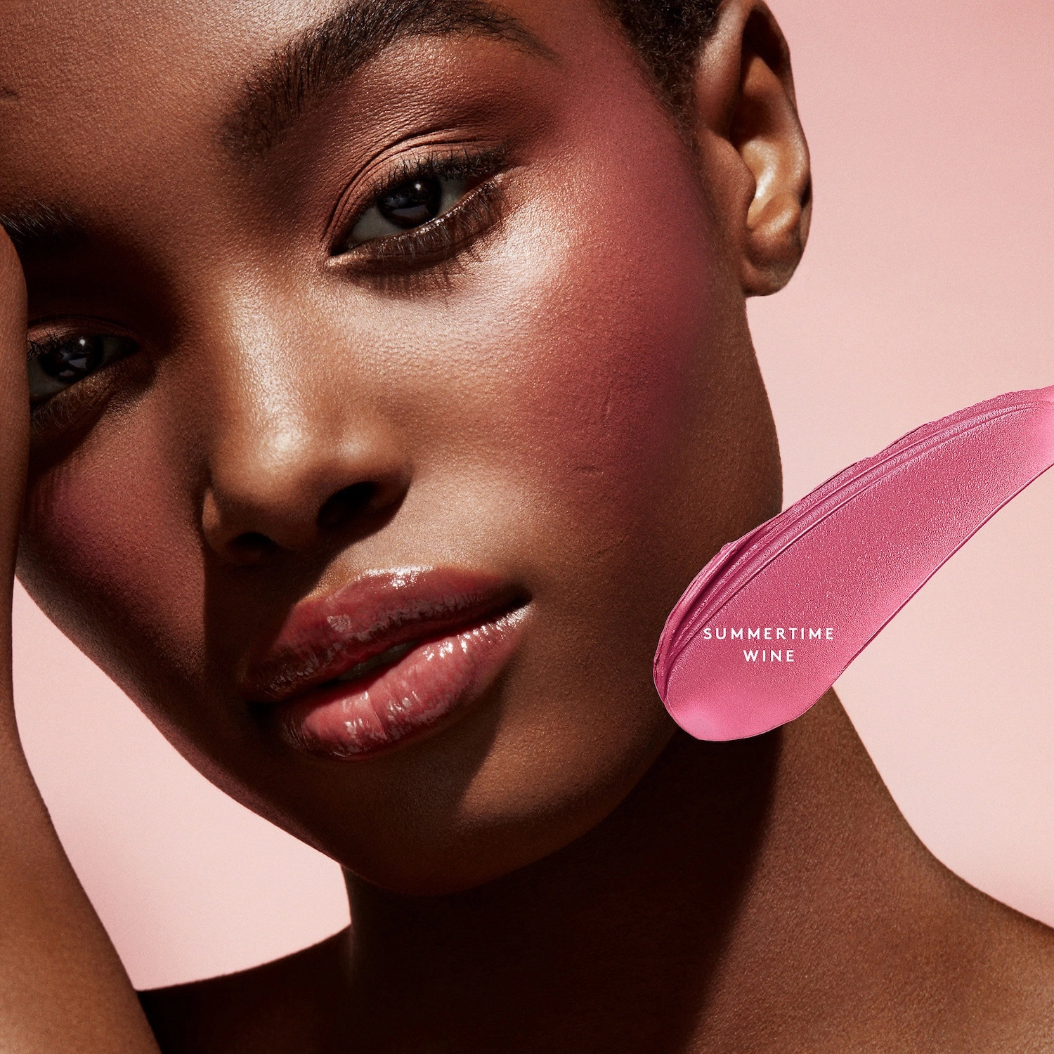 Fenty Beauty by Rihanna Cheeks Out Freestyle Cream Blush Color: 08 Summertime Wine - Image 3