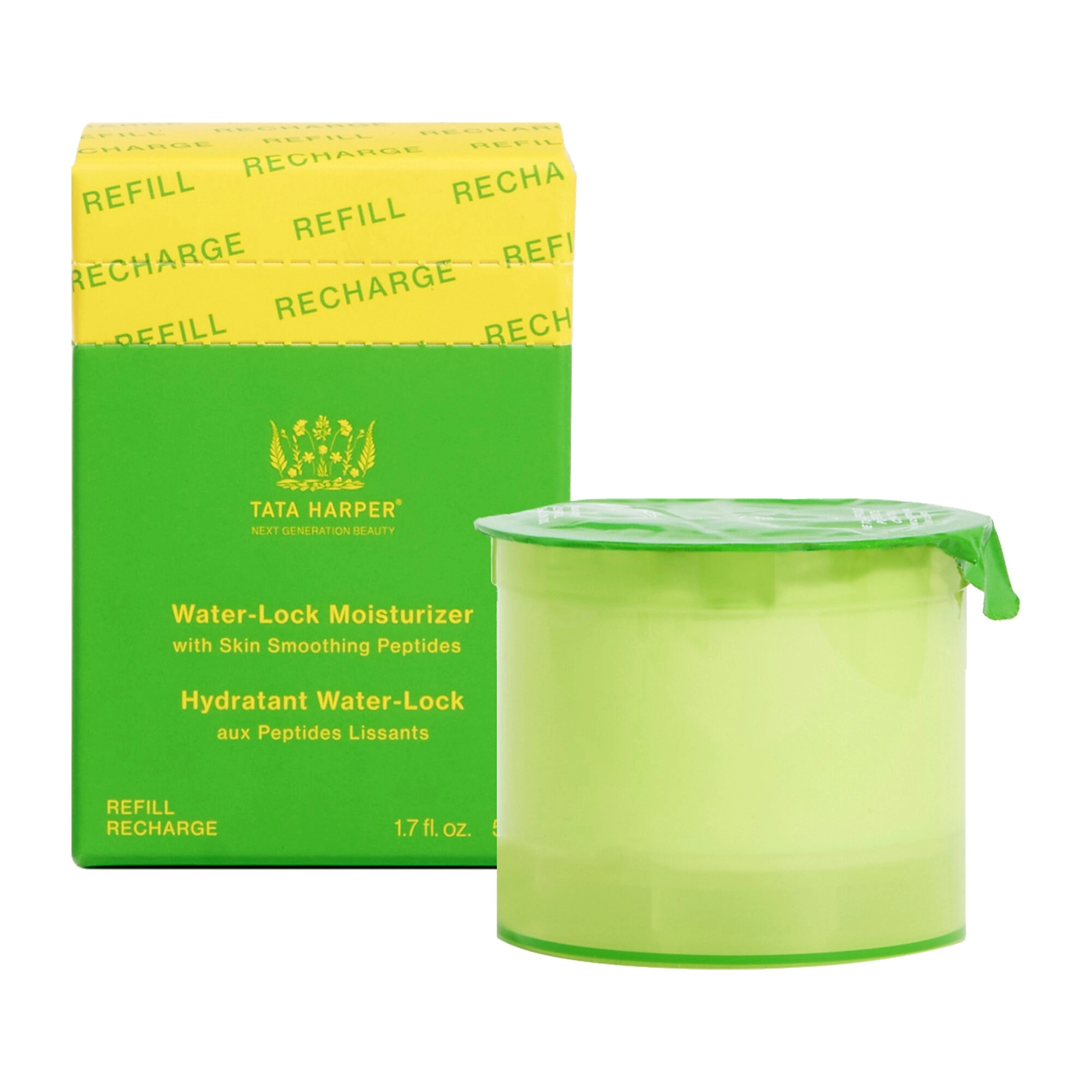 Tata Harper Water-Lock Refillable Moisturizer with Skin-Smoothing Peptides & Hyaluronic Acid 1.7 oz/ 50 mL