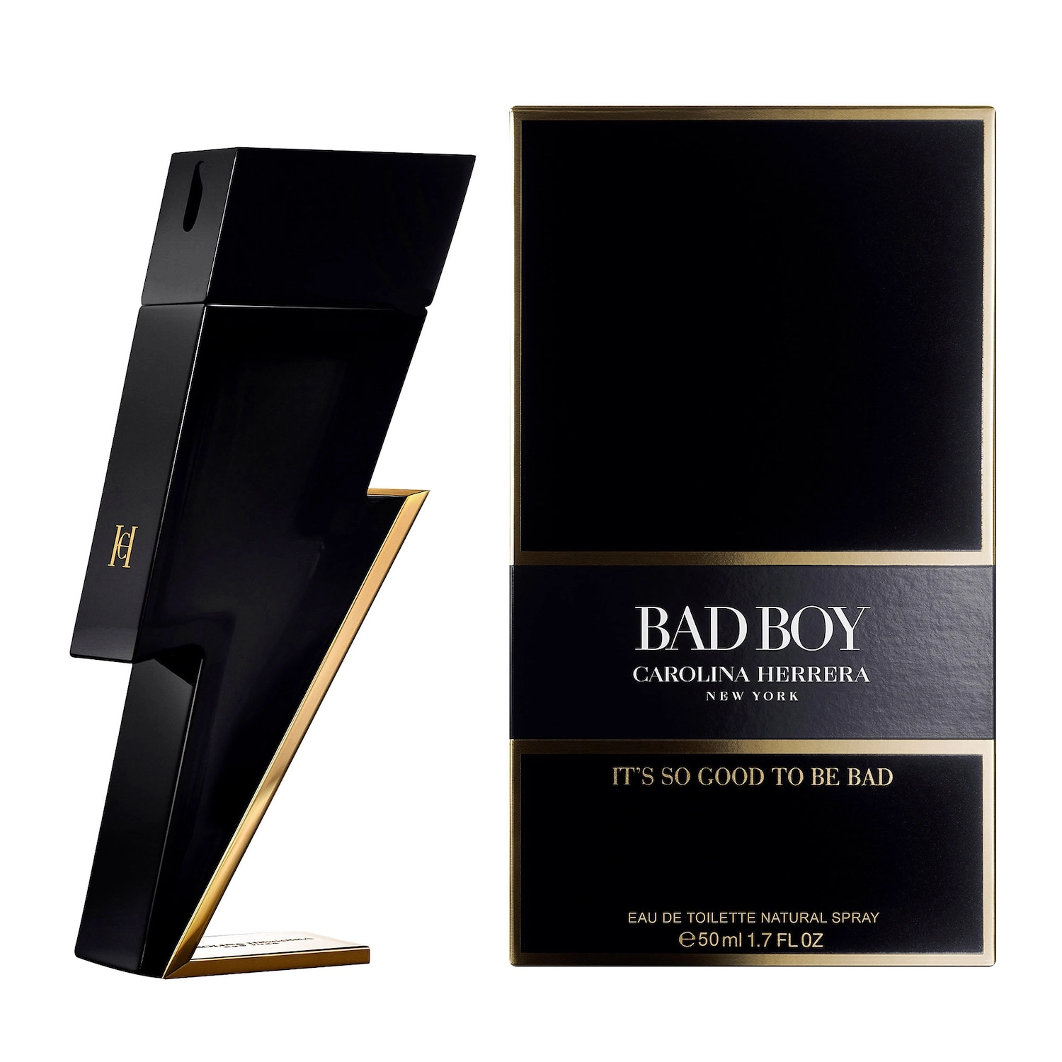 Carolina Herrera Bad Boy Eau de Toilette 1.7 oz/50 mL - Vegan, Phthalate-Free, Paraben-Free - Image 8