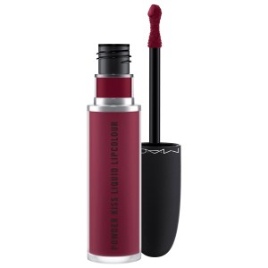 MAC Cosmetics Powder Kiss Liquid Lipcolour - Burning Love (Berry) Matte Finish