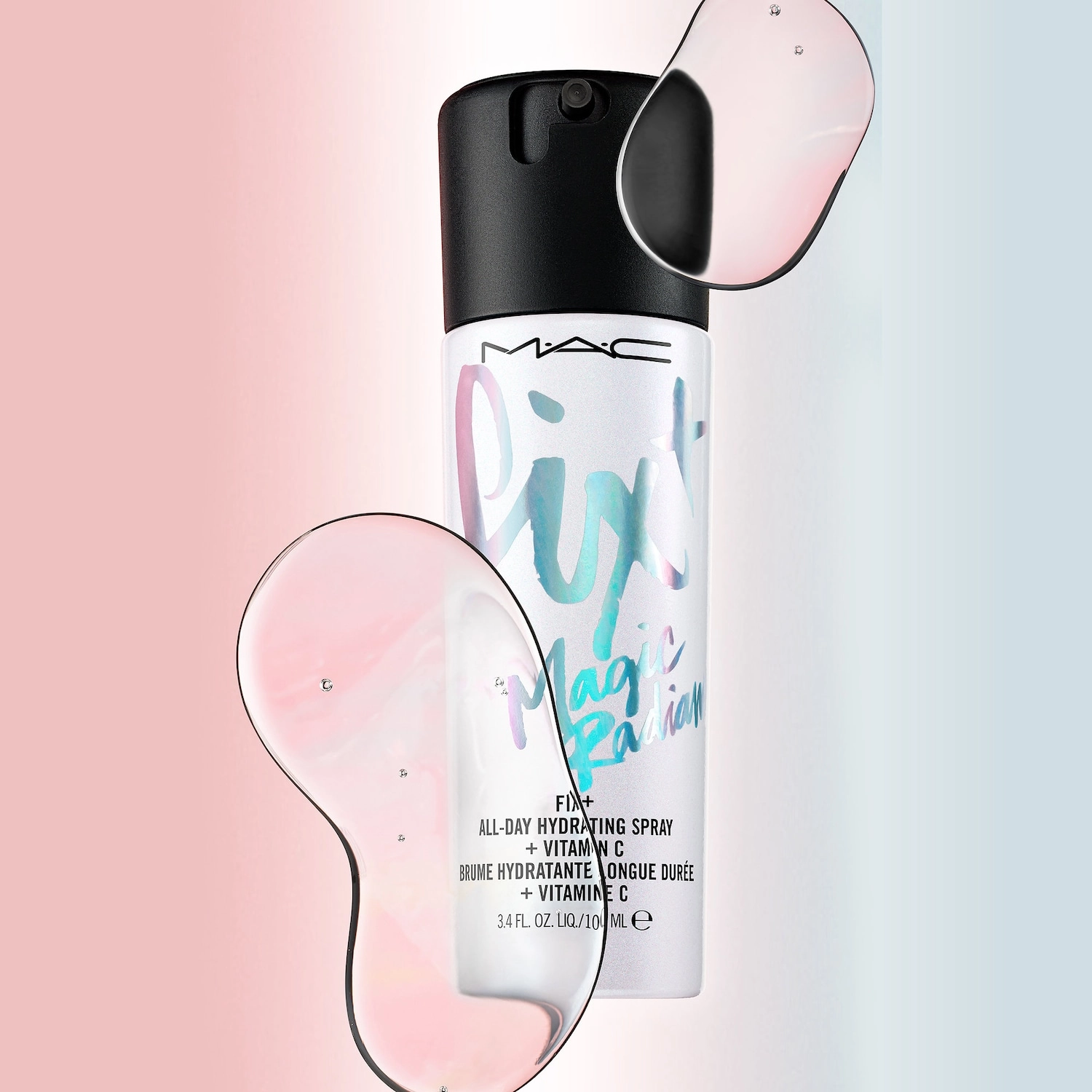 MAC Cosmetics Fix+ Magic Radiance Primer and Setting Spray 3.4 oz/100 mL Hydrating Hyaluronic Acid Vitamin C - Image 2