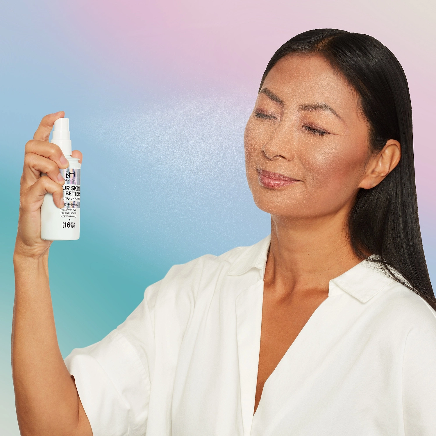 IT Cosmetics It's Your Skin But Better Setting Spray 1 oz/30 mL Hyaluronic Acid Hydrating - Image 7