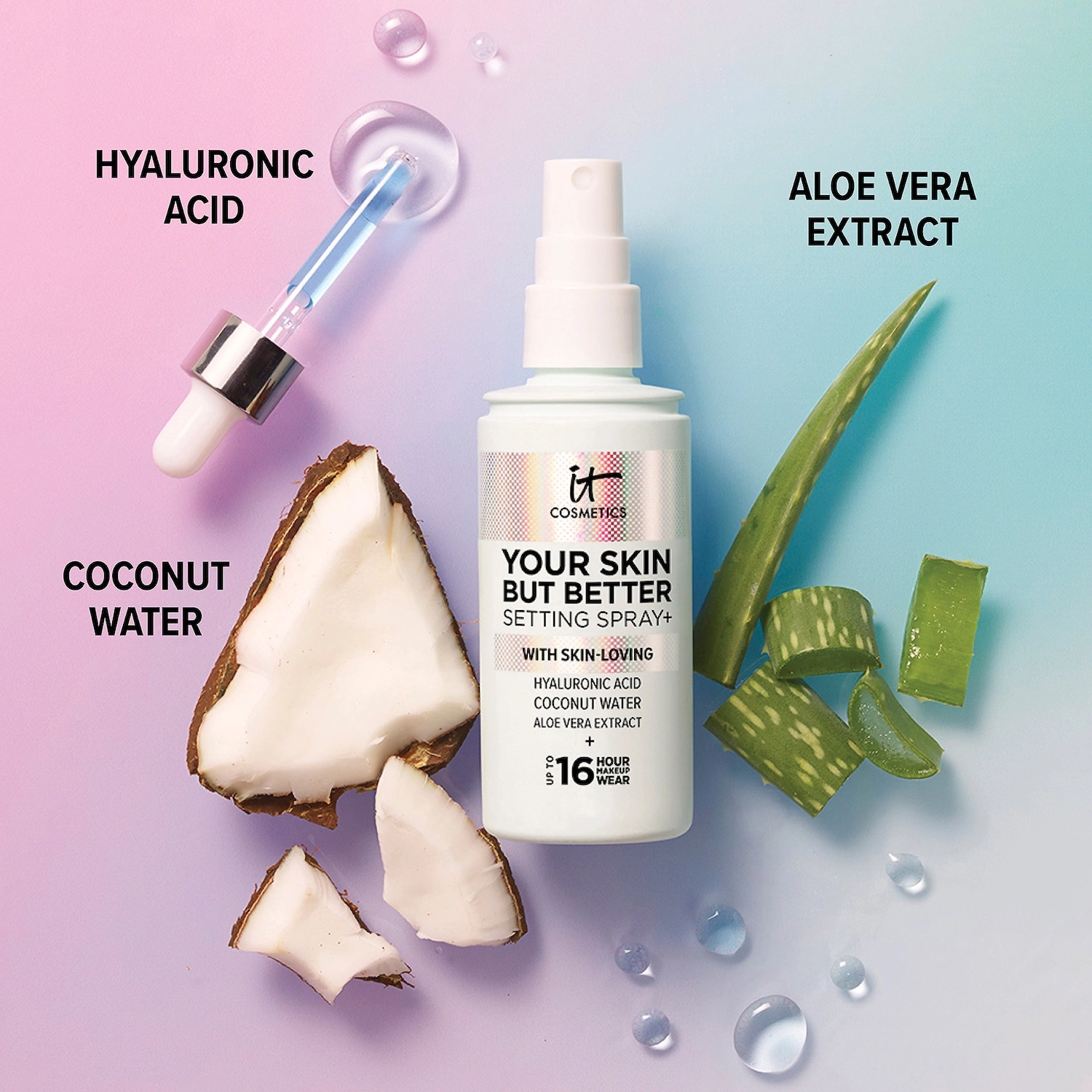IT Cosmetics It's Your Skin But Better Setting Spray 1 oz/30 mL Hyaluronic Acid Hydrating - Image 5